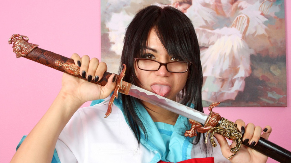 Sailor Ryoko Asuka and Her Sword
