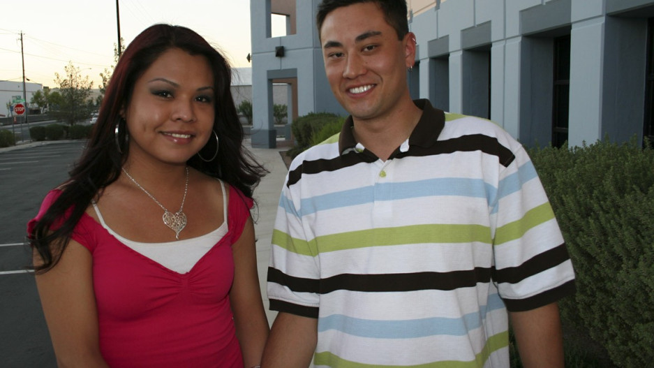 Cute Mya & Lucky Trevor