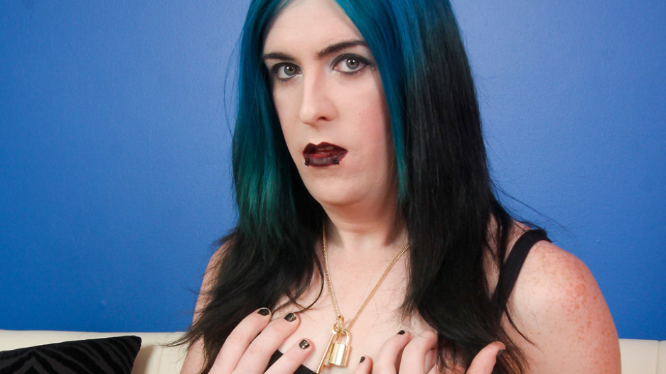 Punk Rock T-Girl Azure Monro