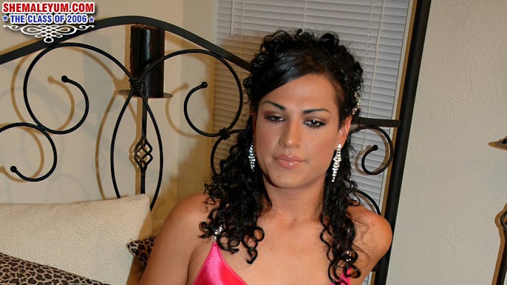 Alanna Strokes Her Cock