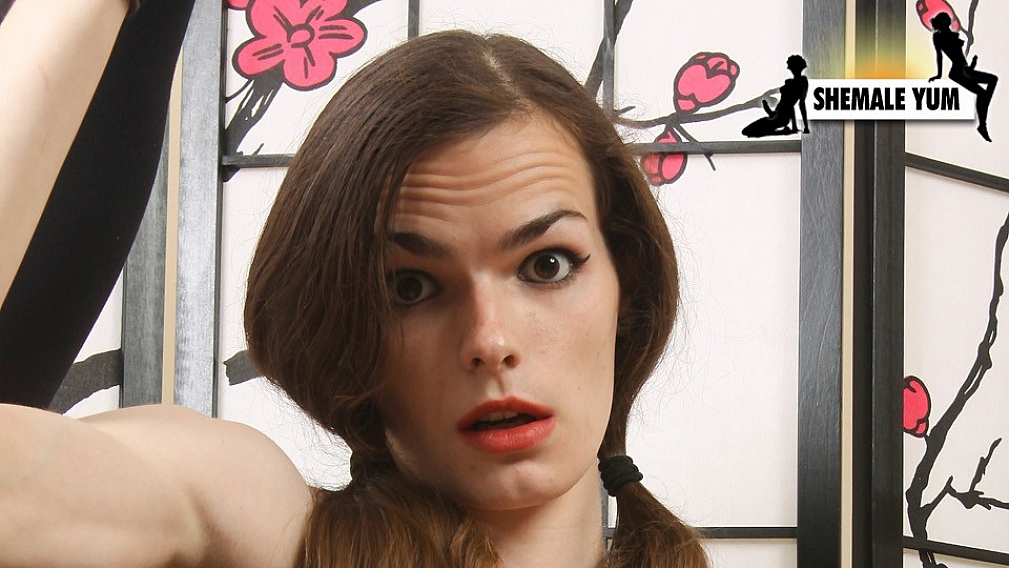 Sativa Surrenders to Her Glass Dildo