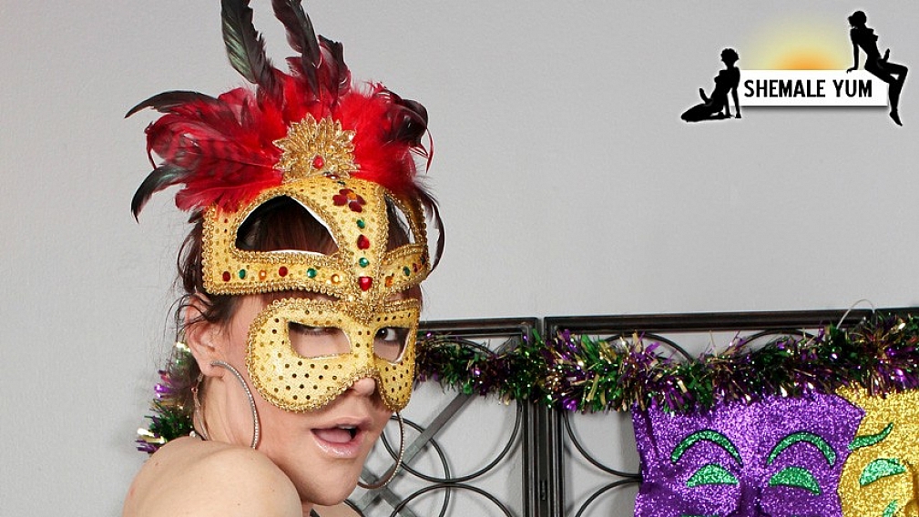 Canadian Beauty Candi Returns to Celebrate Mardi Gras with a Friend
