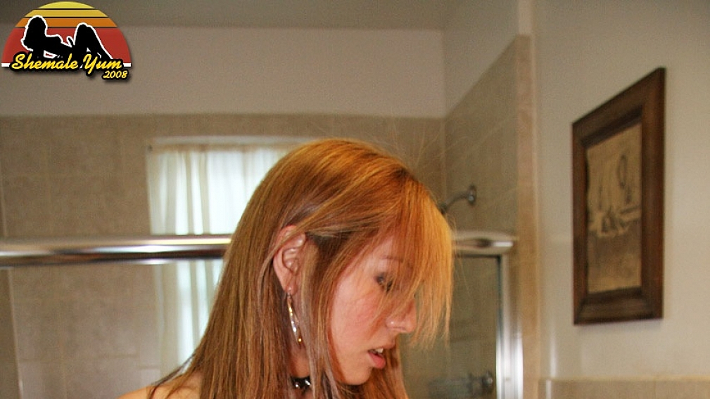 Stunning Peggy in Red Lingerie!