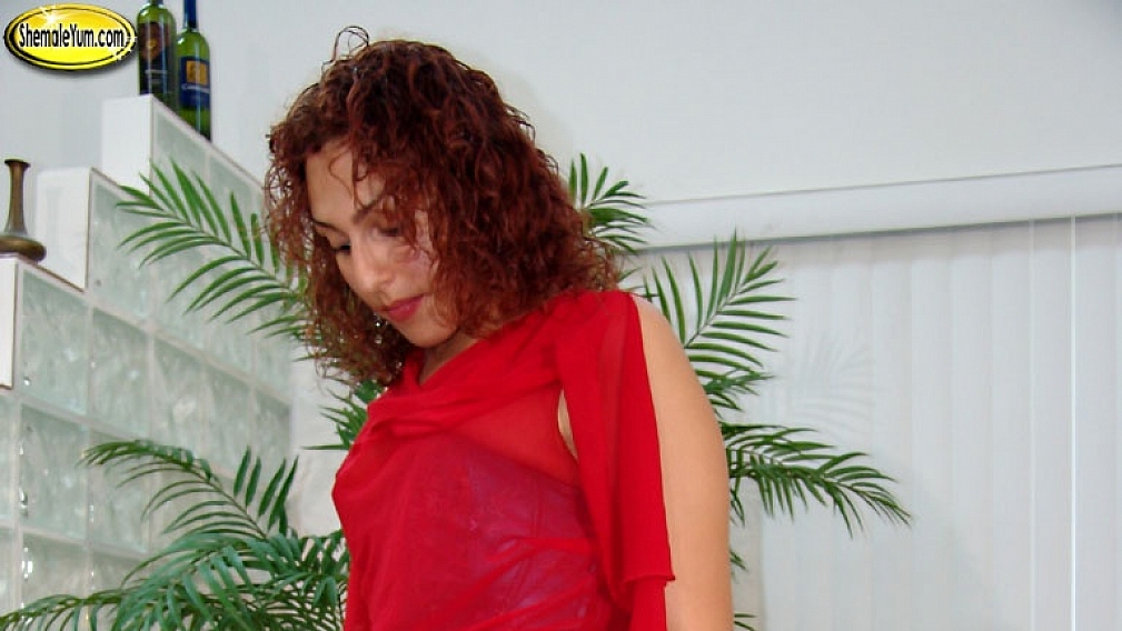 Valerie Jerking in a Blue Corset