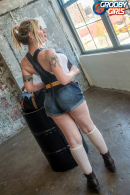 Handy Girl At Work